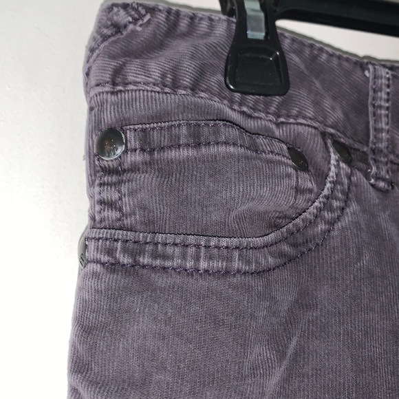 FREE PEOPLE Straight leg purple/ gray Cords - Picture 3 of 9